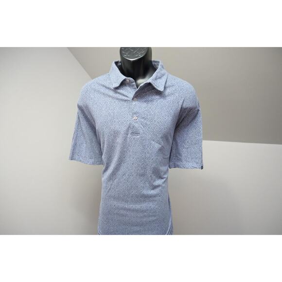 Fish Hippie Diamonds Golf Polo Shirt Short Sleeve Cotton Stretch Mens Size XL - Picture 2 of 8